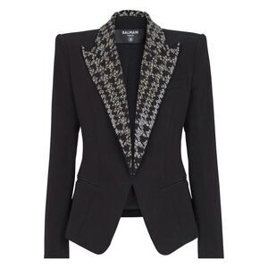 Balmain Black Jackets - Blazers Women